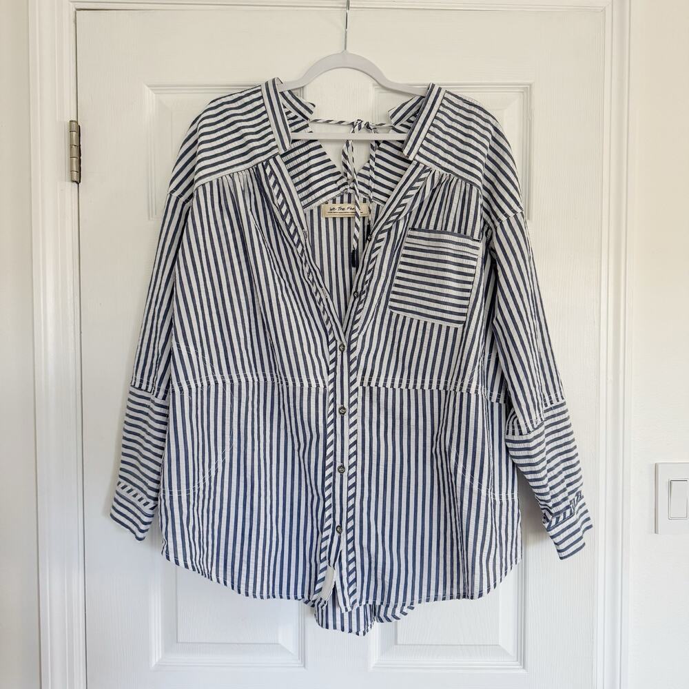 Free People We the Free One of the Boys Oversize Tunic Size XS